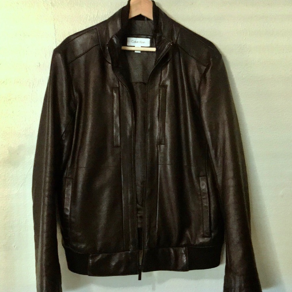 Calvin Klein Men’s Leather Jacket